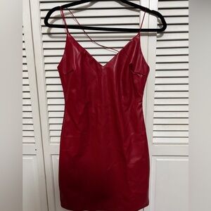 Fashion Nova Bold Red Mini Dress